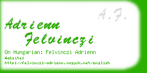 adrienn felvinczi business card